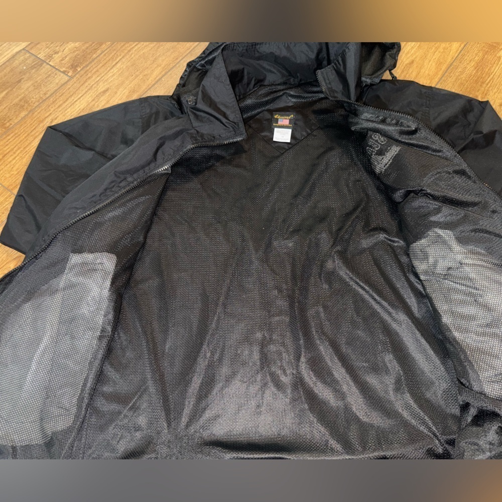 Cheneral Seattle Embroidered -black Zip Up Jacket |medium -Removable Hood USA - Picture 11 of 12